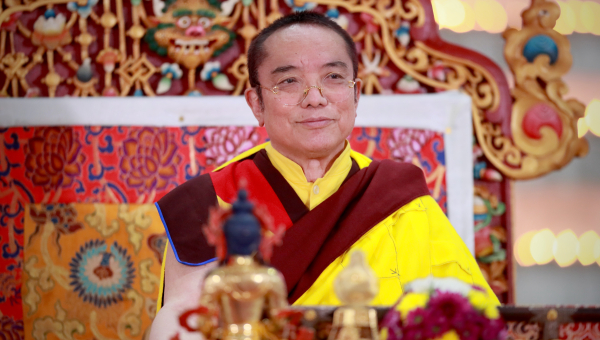 「上師金剛持 灌頂大司徒仁波切於百萬念誦圓滿迴向閉幕致詞」 