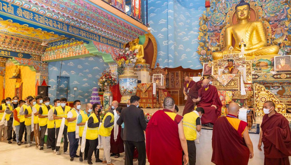 Special Audience with Drung Goshir Gyaltsab Rinpoche for Kagyu Monlam Volunteers and Friends of Kagyu Monlam Members